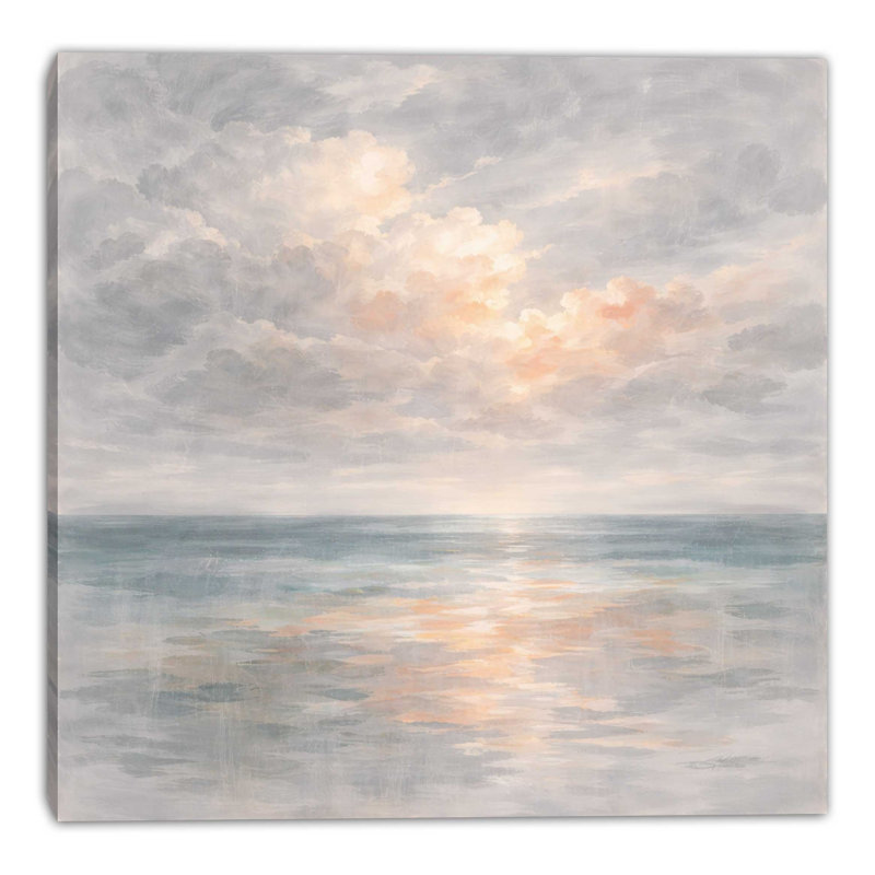 Art mural sur toile Shoreline Haze, L 24 po x H 16 po x P 1,5 po