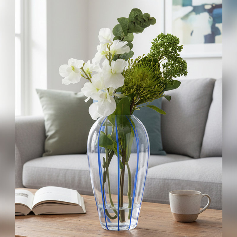 Linea Handmade Glass Table Vase