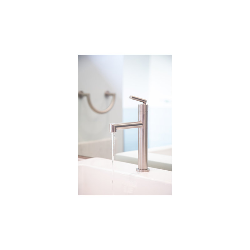 Keaton Single Hole Bathroom Faucet with Drain Assembly, Antique Copper