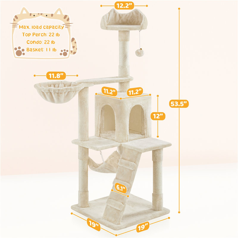 Sievers Cat Tree, Beige