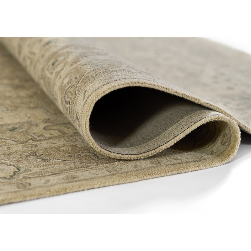 Mikee Hand Tufted Wool Oriental Indoor Rug, Rectangle 2' X 4'