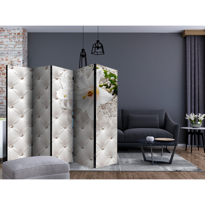 Arshavir 172cm H Folding Room Divider, 5