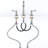 Bathroom faucet with 360 degree turn spout-115744947