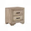 Table de chevet avec 2 tiroirs