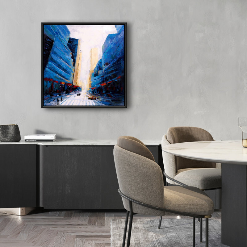 " Blue Asymmetrical Street "