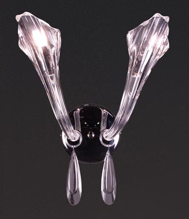 Gaspard Glass Armed Sconce