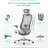 Inbox Zero High-Back Ergonomic Office Chair - Breathable Mesh Task Chair with 4D Adjustable Armrests, Rotating Headrest & Lumbar Support, Home Office Chair for Long Hours-1580196881