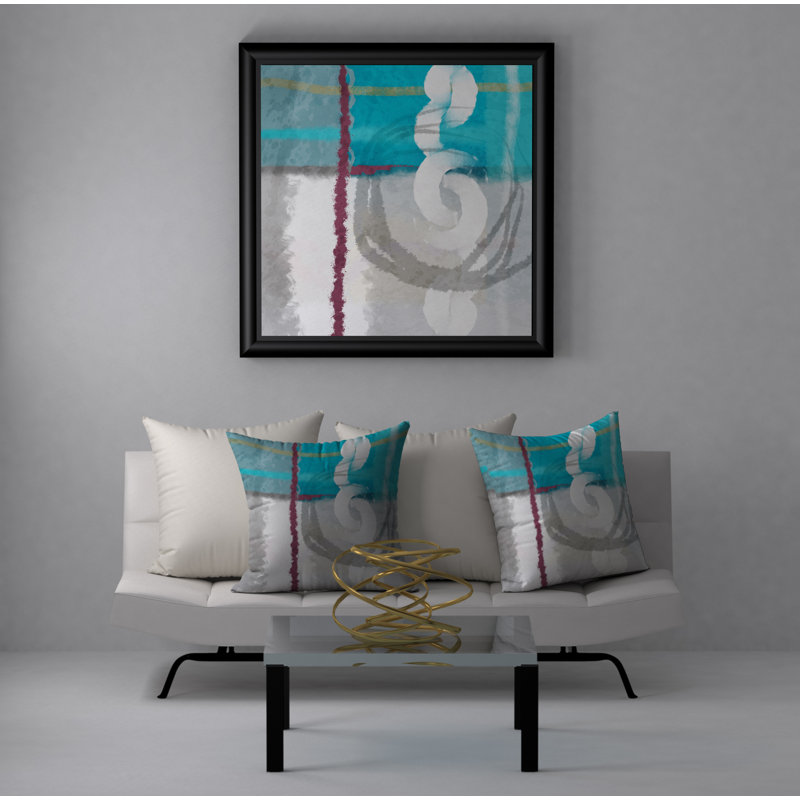 Munchy Reversible Throw Pillow, 24" x 24"