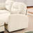 74" Chenille Cloud Sofa With Ottoman-814417245