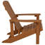 Foyer étoile et lune avec housse en filet et 2 chaises Adirondack en résine de polyester-520550715