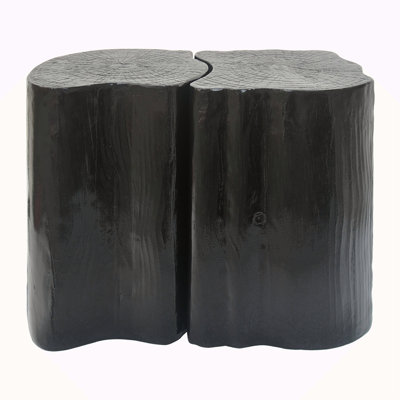2-In-1 Irregular MGO End Table, Split Design, Small Space Friendly,Indoor Outdoor Use