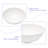 16"X16" White Ceramic C Vessel Bathroom Sink