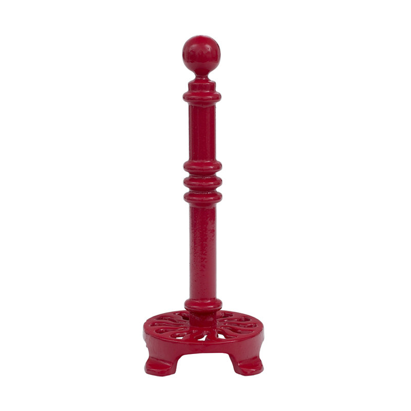 Iron Freestanding Paper Towel Holder, Chilli Red