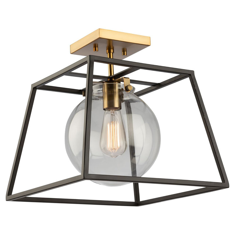 Plafonnier semi-encastré 1 lumière 10 po revis