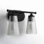 Jeanie 2 Light Ribbed Dimmable Vanity Light-289857710