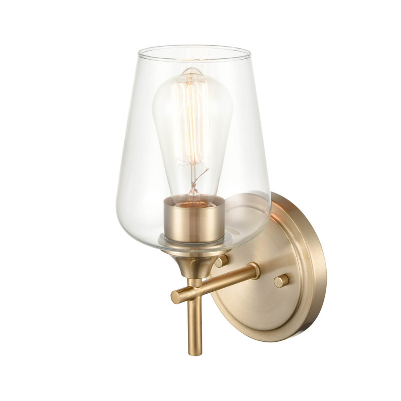 Lizeth Dimmable Bath Sconce, Modern Gold