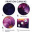 Dahlia vif lavande Dreamscape III - impressions sur toile Dahlia-524652993-524652996-524653055