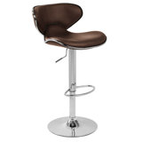 Baudette Height Adjustable Swivel Bar Stool