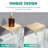 Brushed Gold Wall Mount Waterfall Bathroom Faucet-118760820
