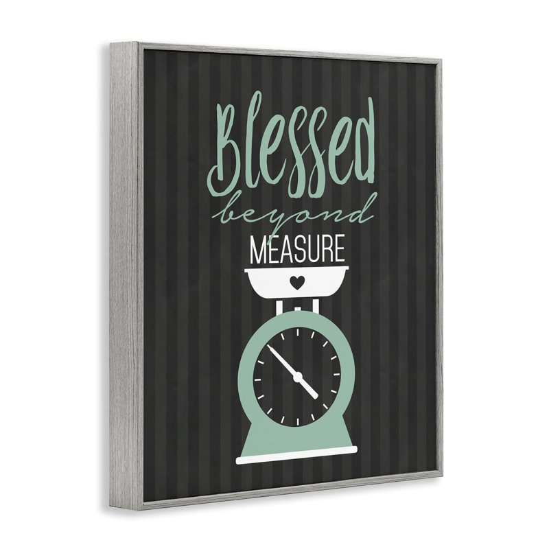 Giclée encadrée Blessed Beyond Mesure, H 20 po x l 16 po, Estampe numérique Farmhouse