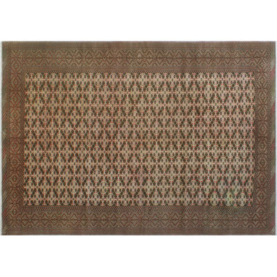 Merla One-of-a-Kind 6'8" X 9'6" 1980s Wool Area Rug