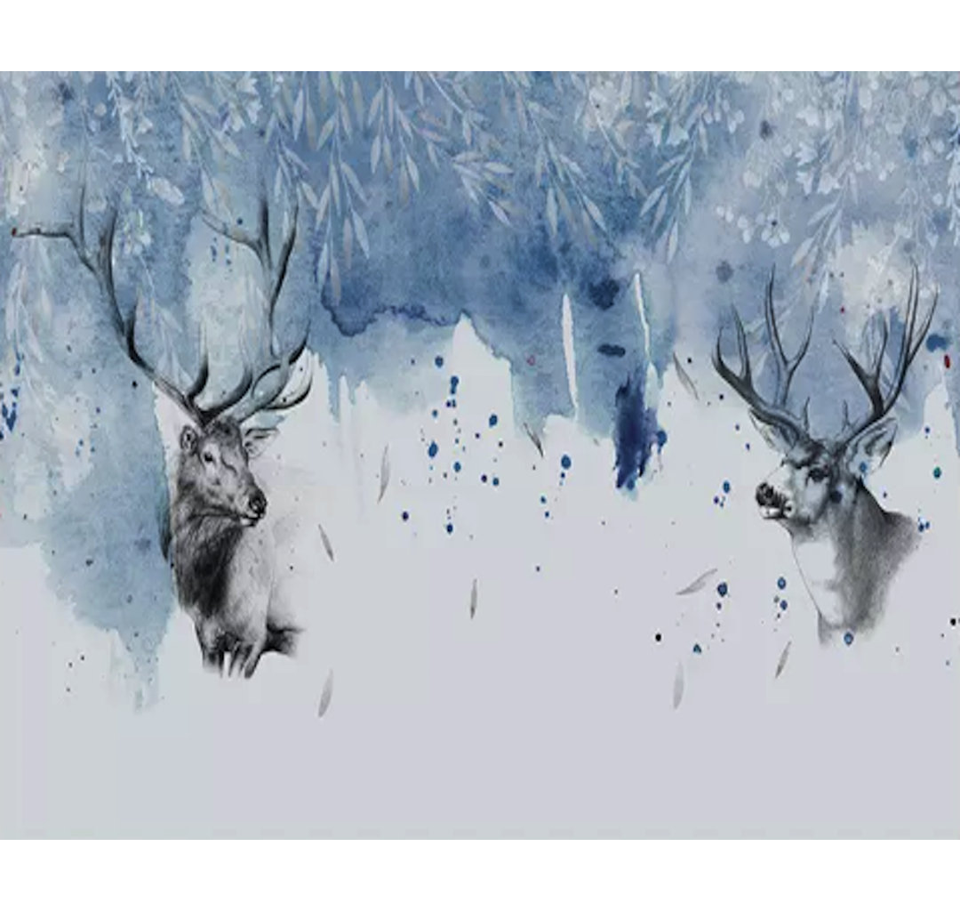 Carnkirk Peel & Stick Wall Mural Loon Peak®