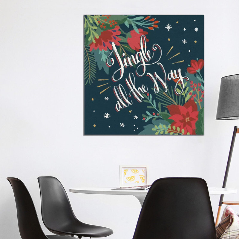 Christmas Bloom IV by Janelle Penner - Wrapped Canvas Print, 93.98 cm H x 93.98 cm W x 1.91 cm D
