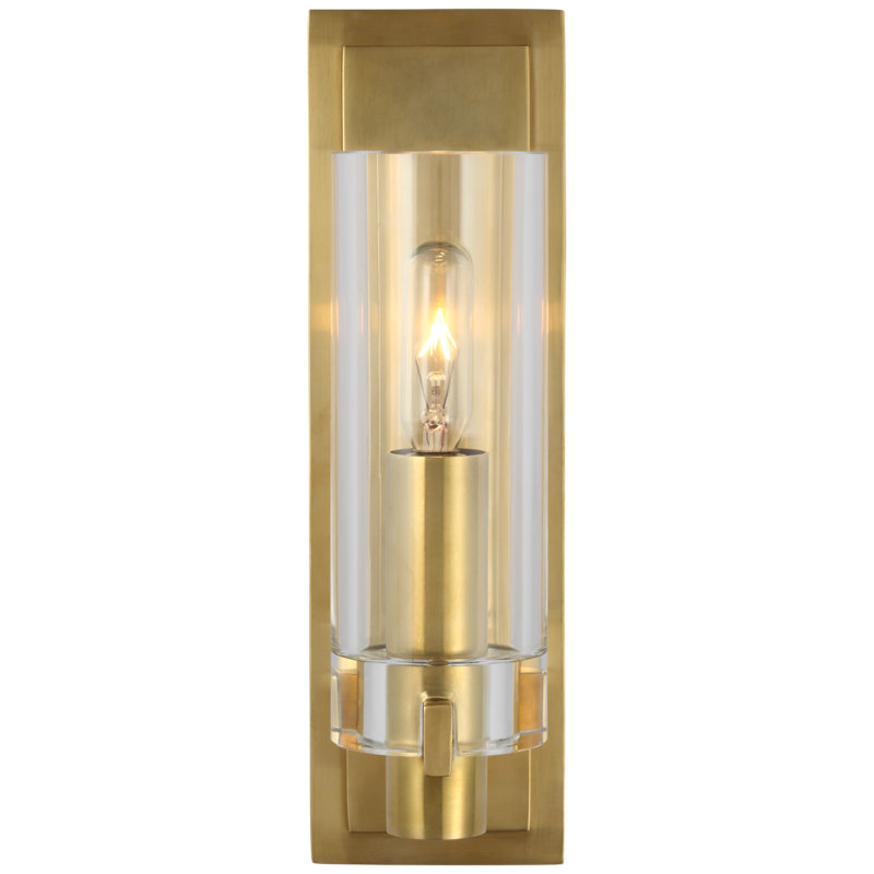 Chapman & Myers Sonnet Petite Single Sconce, Antique Brass