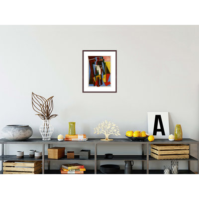 «Sived Man with Pipe» par Pablo Picasso, impression giclée sur cadre