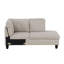 Ensemble de canapé modulaire en flanelle de 103 po 2 pièces avec méridienne 103 po Verona -1723515799-1723515794