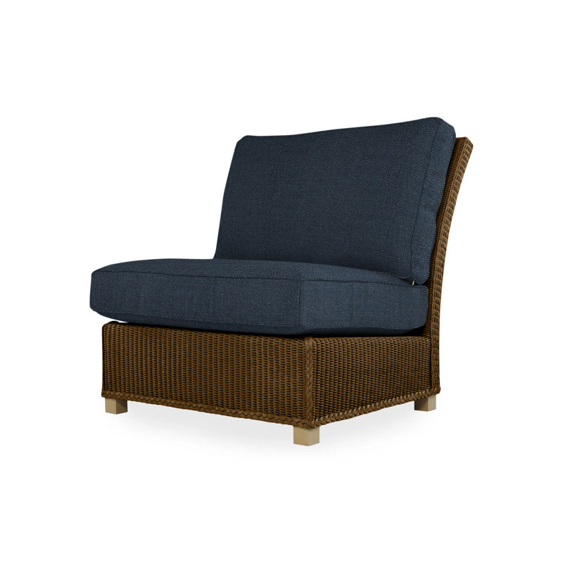 Hamptons Outdoor Lounge Chair, Bark, Cottage Pepper