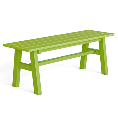 Banc de jardin extérieur résistant aux intempéries avec pieds en métal pour terrasse, porche
