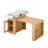 57.7" Kitchen Island With Extendable Top On Wheels, Kitchen Dining Table, Bar Table With Drawers And Power Outlet For Kitchen And Dining Room-1283852783
