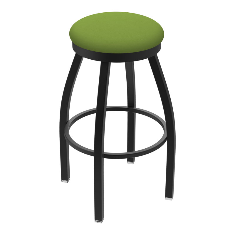 Tabouret pivotant80280 Misha, Vinyle - vert kiwi Canter, Étain, Très grand (siège d'une hauteur de 36 po)
