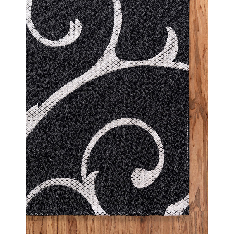 California Cotton Abstract Indoor Rug, Rectangle 8'5" x 11'4"