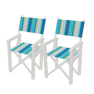 Patio Black Solid Wood Beach Chair Set (Set Of 2) by Rosecliff Heights