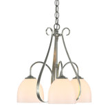 Sweeping Taper 3 - Light Shaded Classic/Traditional Chandelier