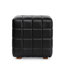 Carlo Square Leather Ottoman