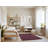 Machine Washable Trellis Brown Area Rug-115018766