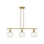 3 - Light Brushed Brass Pendant