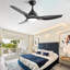 Ventilateur de plafond moderne à 3 pales de 52 pouces avec lumières DEL et télécommande Lakenzie-759632745-741093370