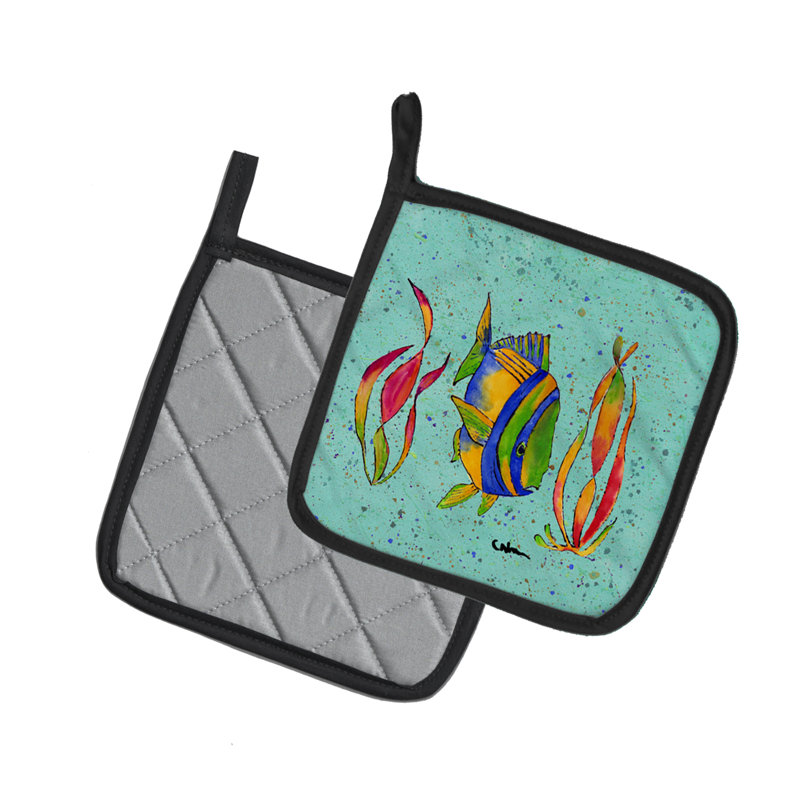 Poignée de poisson tropicale