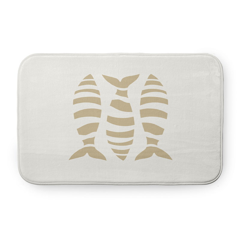 Tapis de bain Sail Sun and Fun, L 21 po x L 34 po, Brun clair