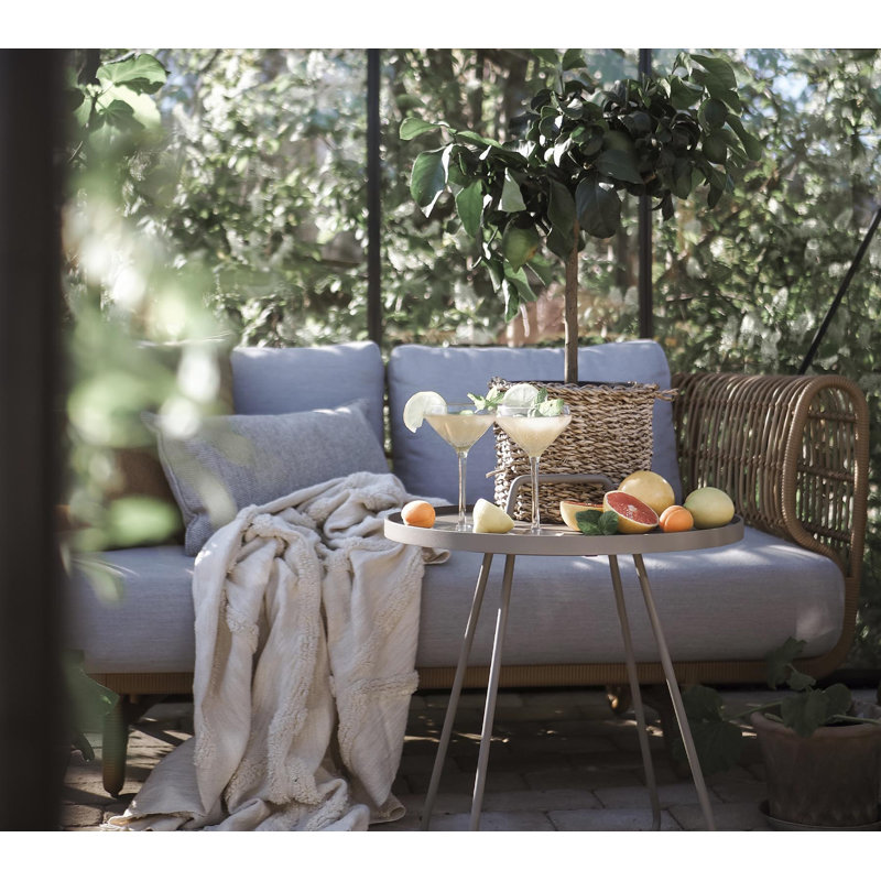 Nest 2-Seater Loveseat Outdoor, Natural, Light Gray
