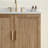 Fully Assembled Freestanding Single Sink Bathroom Vanity with Solid Wood Construction and Engineered White Top-1260033182