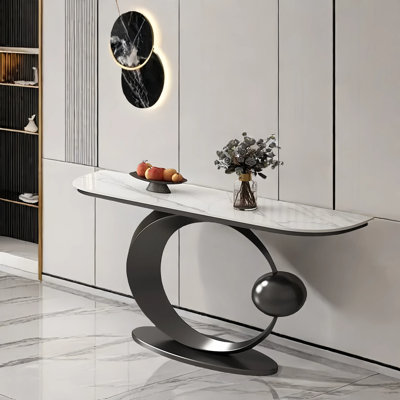 Console luxueuse pour hall d'entrée en ardoise