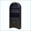 Armoire à vin arquée avec support à vin amovible et tablettes réglables-133668356