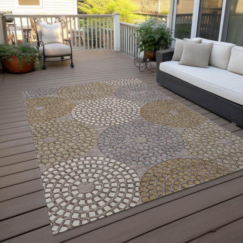 Tapis intérieur / extérieur mâle avec envers antidérapant, Rectangulaire 3 pi x 5 pi