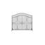 1 Panel Open Iron Fireplace Screen