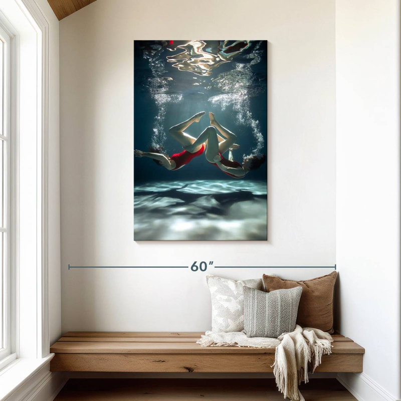 Sireci Synchronized Swimming Duo, 45" H x 30" W